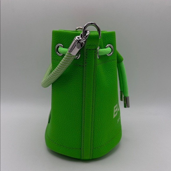 MARC JACOBS Leather Mini Bucket Bag - Apple - Picture 5 of 11